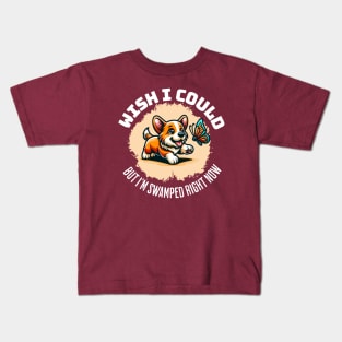 🐶 Too Busy Corgi Kids T-Shirt